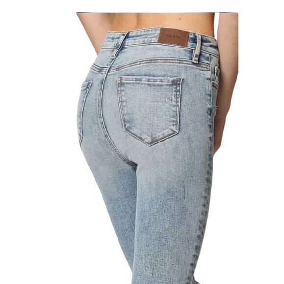 Hidden Jeans | TAYLOR VINTAGE ACID DISTRESS HIGH RISE SKINNY | 29 NWT - Picture 3 of 7